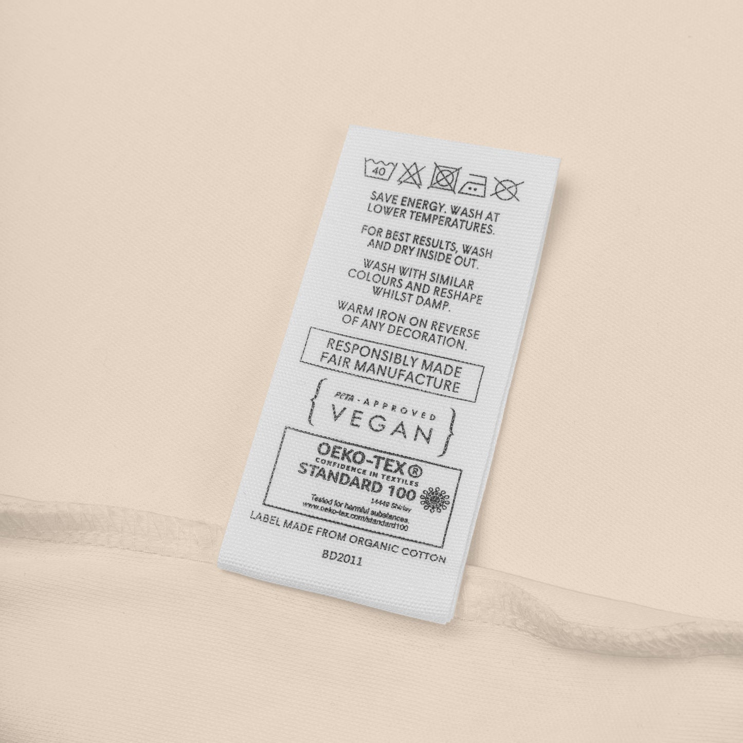 Organic cotton baby bodysuit